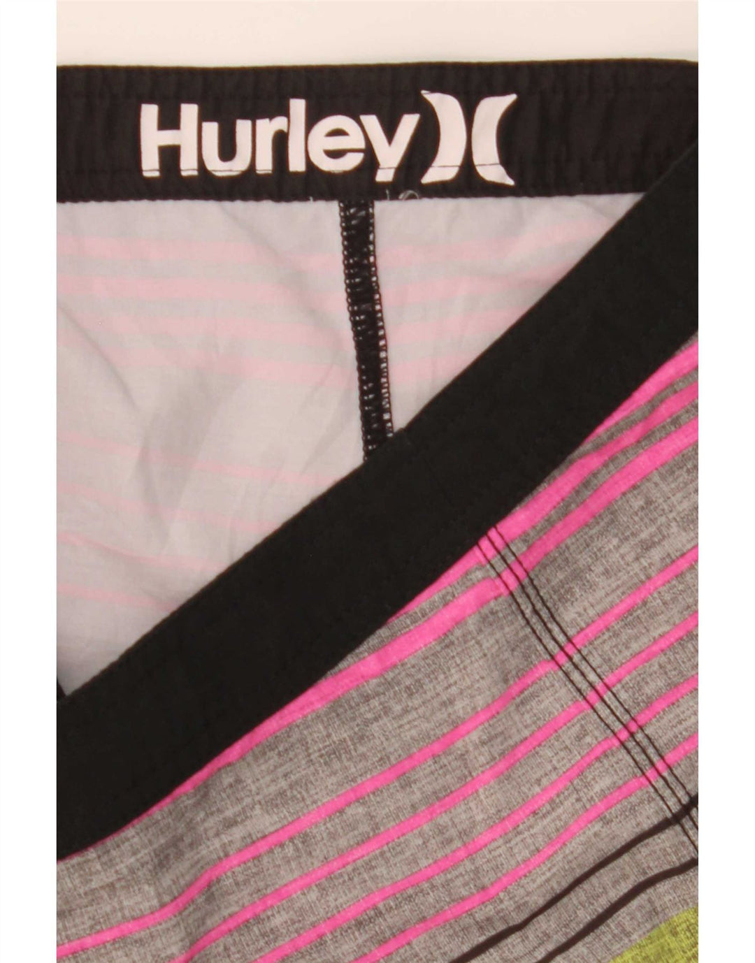 Hurley Hombre Phantom Bañador Corto Mediano Rayas Multicolor