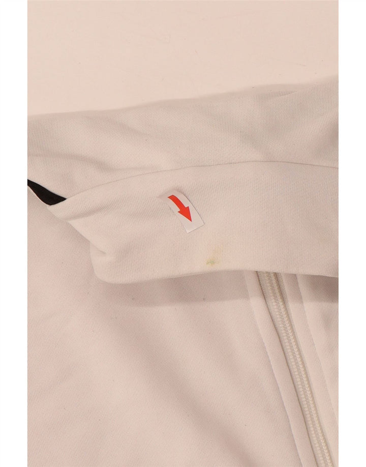 ADIDAS Chaqueta de chándal para mujer UK 40 Grande Poliéster blanco