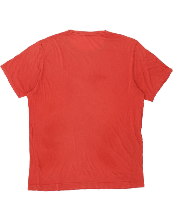 DACK'S Mens Graphic T-Shirt Top 2XL Red Vintage Dack's and Second-Hand Dack's from Messina Hembry 