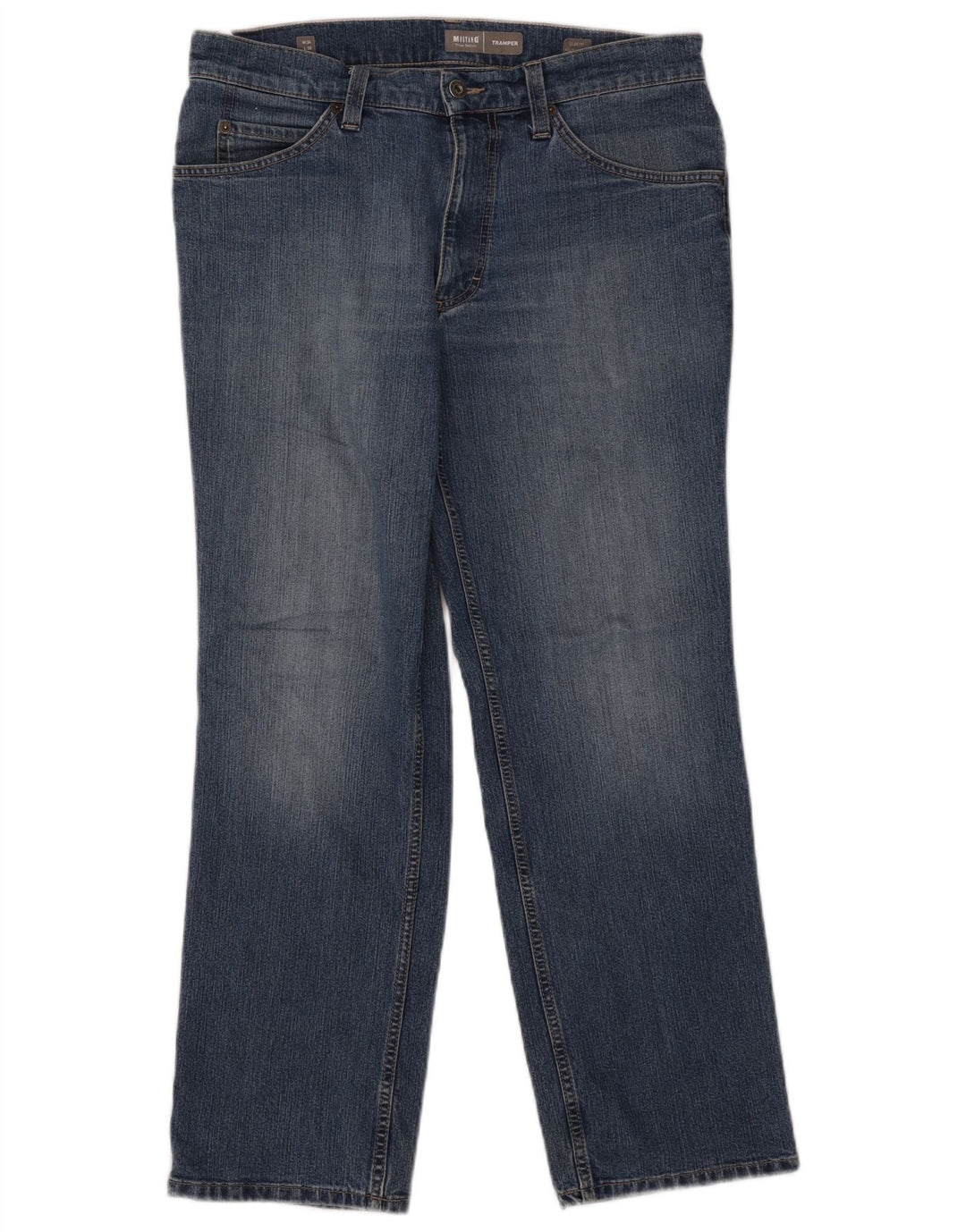 Mustang Vaqueros Slim Tramper para Hombre W34 L30 Azul
