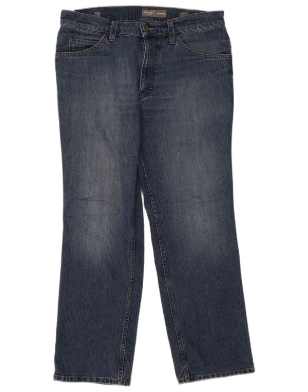 Mustang Vaqueros Slim Tramper para Hombre W34 L30 Azul