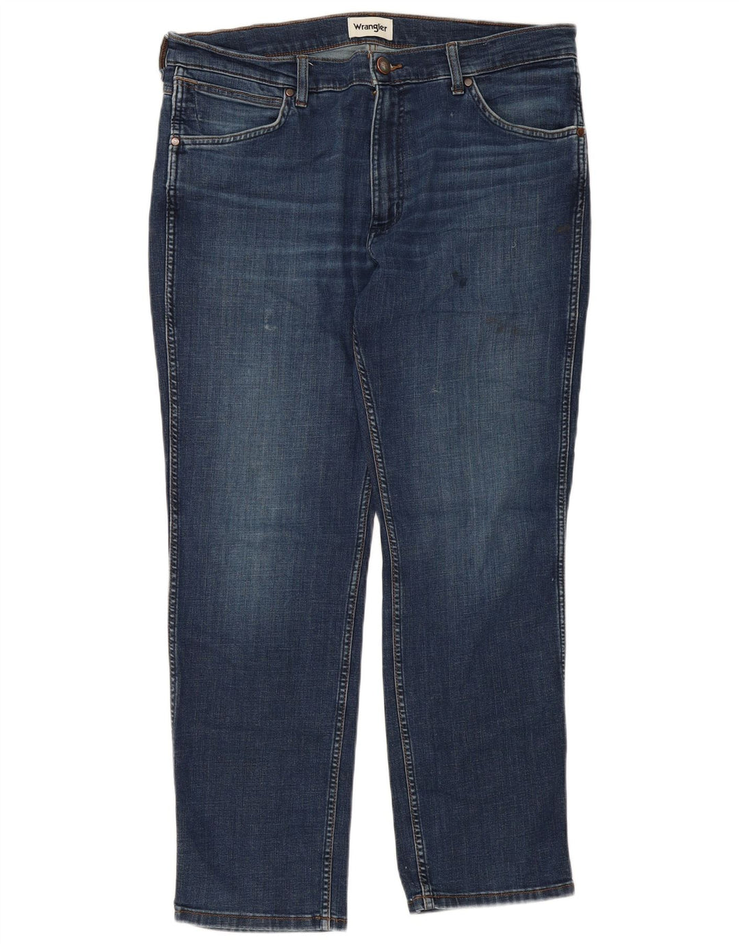 WRANGLER Vaqueros rectos Greensboro para hombre W36 L30 Algodón azul