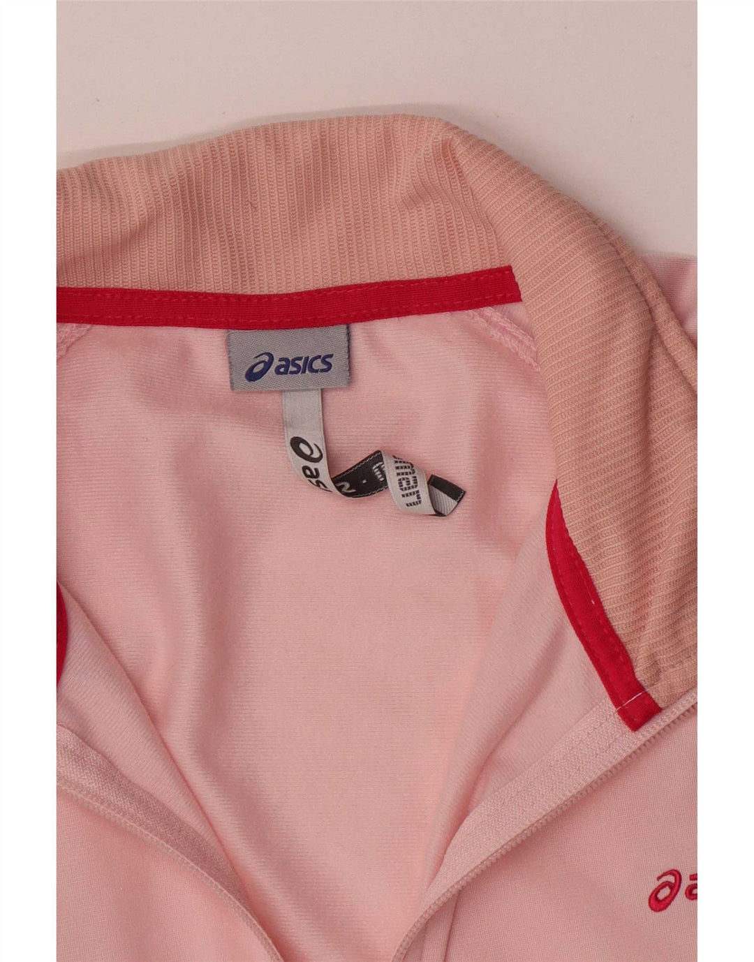 Asics - Chaqueta de chándal para mujer, talla 40, talla grande, color rosa, poliéster