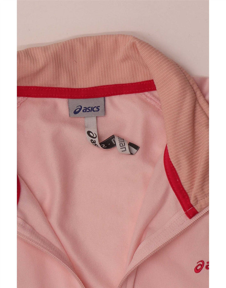 Asics - Chaqueta de chándal para mujer, talla 40, talla grande, color rosa, poliéster