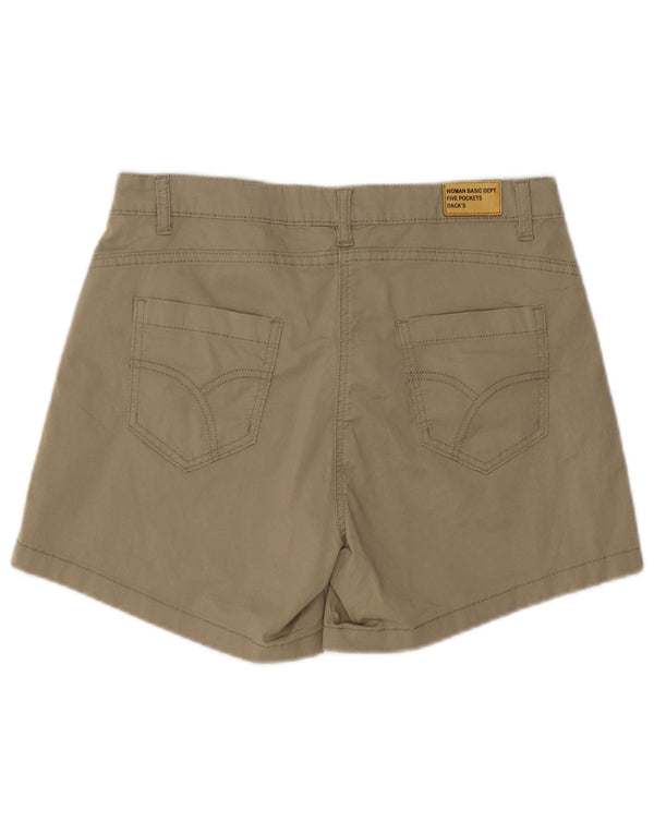 Dack's Pantalones cortos casuales para mujer IT 44 Medium W32 Algodón caqui