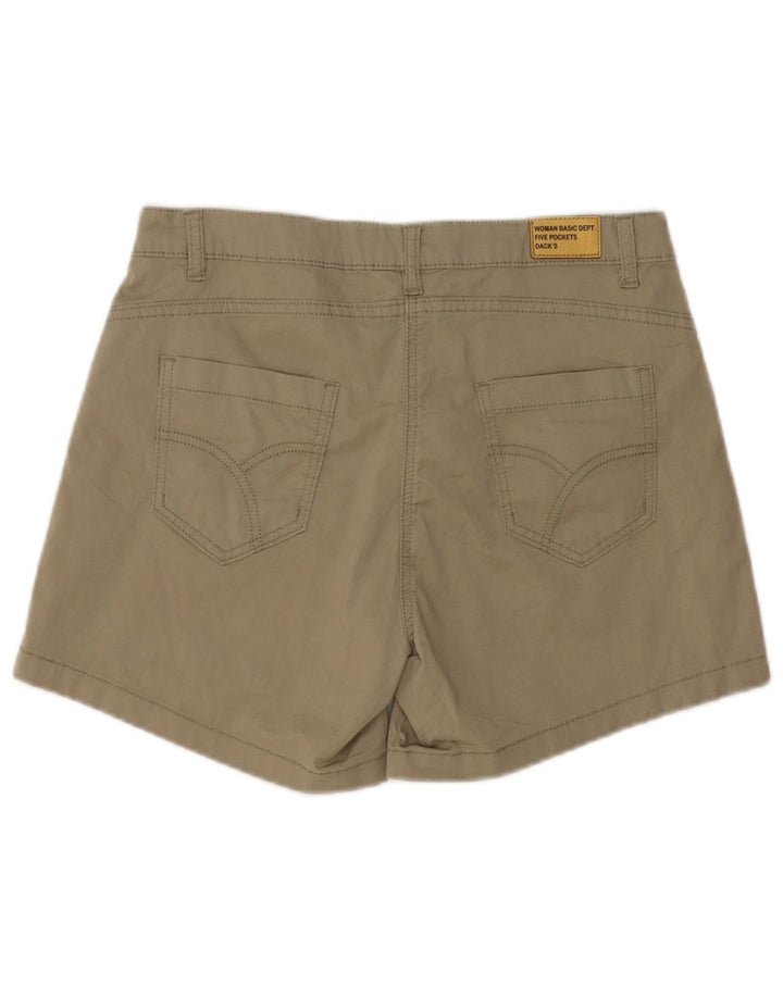 Dack's Pantalones cortos casuales para mujer IT 44 Medium W32 Algodón caqui