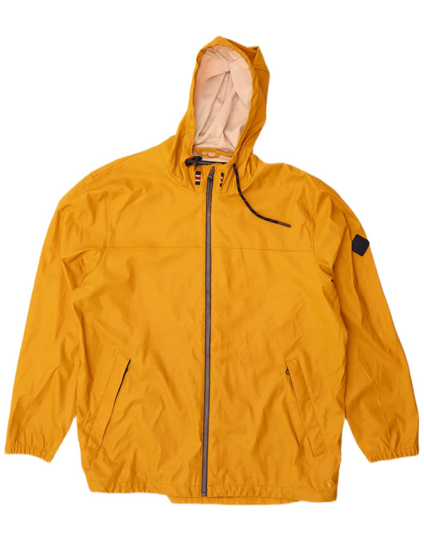 Chaqueta impermeable con capucha para hombre Joules UK 42 XL Amarillo