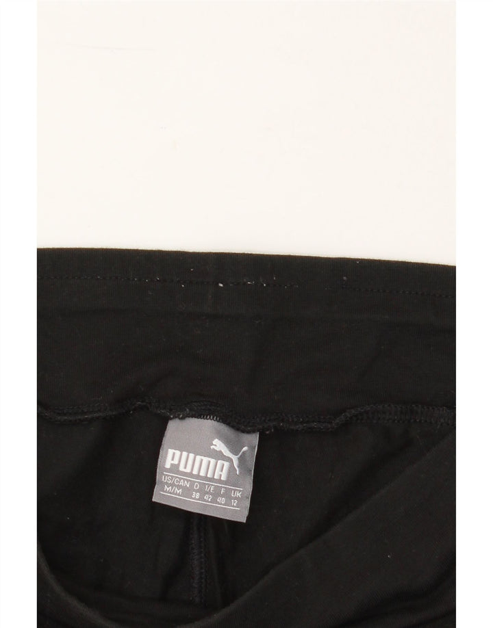 PUMA Womens Graphic Leggings UK 12 Medium  Black Vintage Puma and Second-Hand Puma from Messina Hembry 