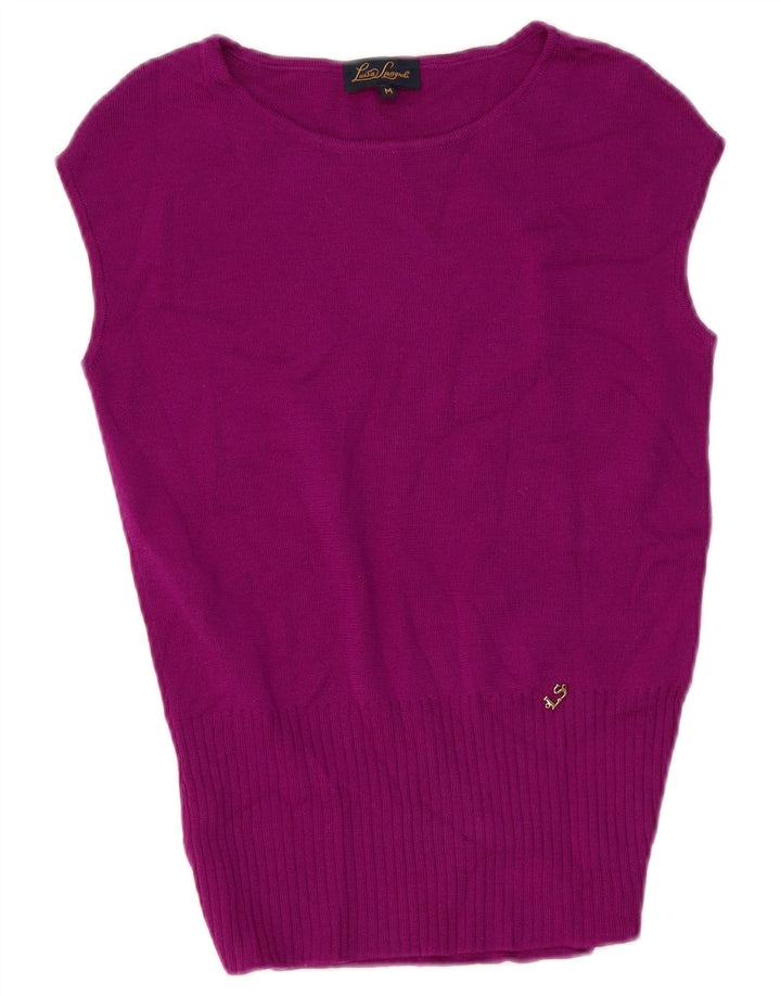 Luisa Spagnoli - Camiseta sin mangas para mujer, talla M, color morado