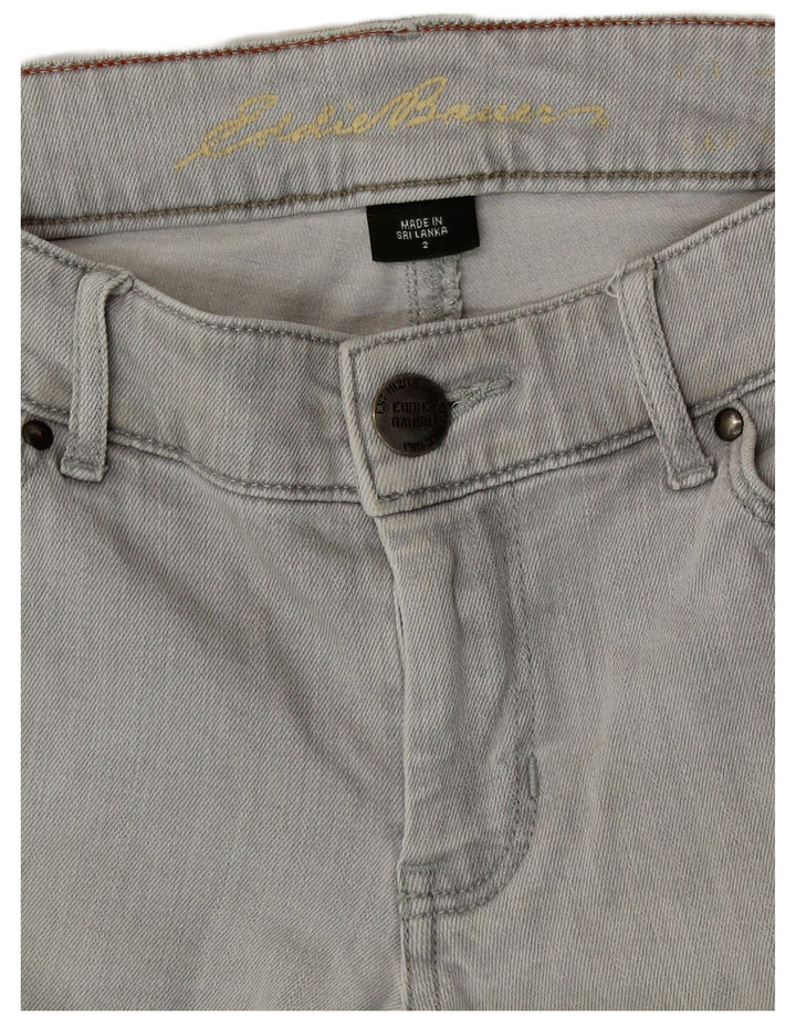 Eddie Bauer Jeans ajustados para mujer US 2 XS W28 L31 Gris