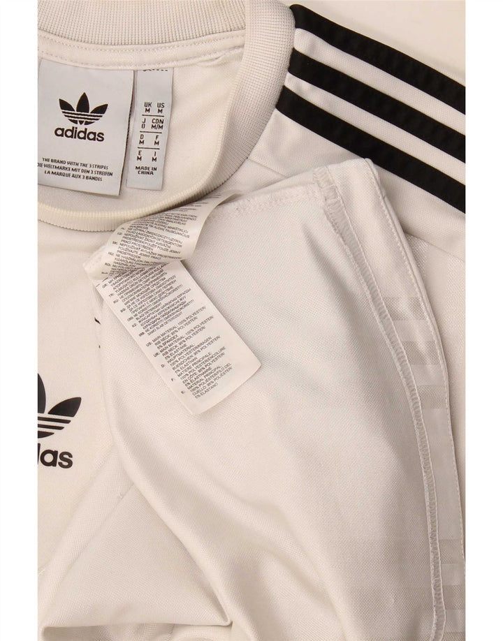 Camiseta Adidas Hombre Top Medium Blanco Poliéster