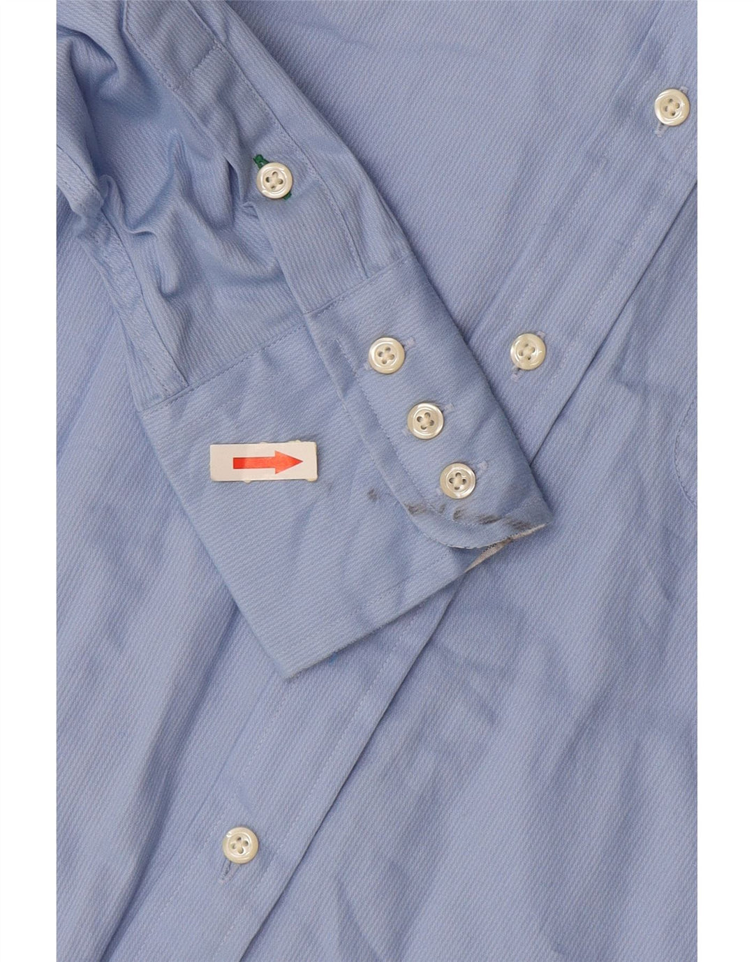 TOMMY HILFIGER Camisa extragrande para mujer US 2 XS Algodón azul a rayas