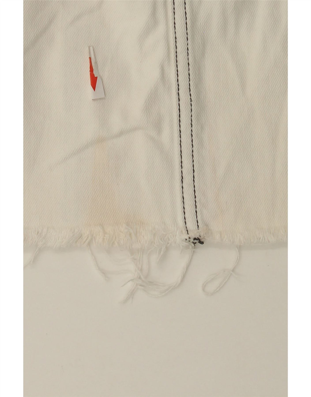 Zara Mujer Mini Falda Vaquera Pequeña W27 Blanco