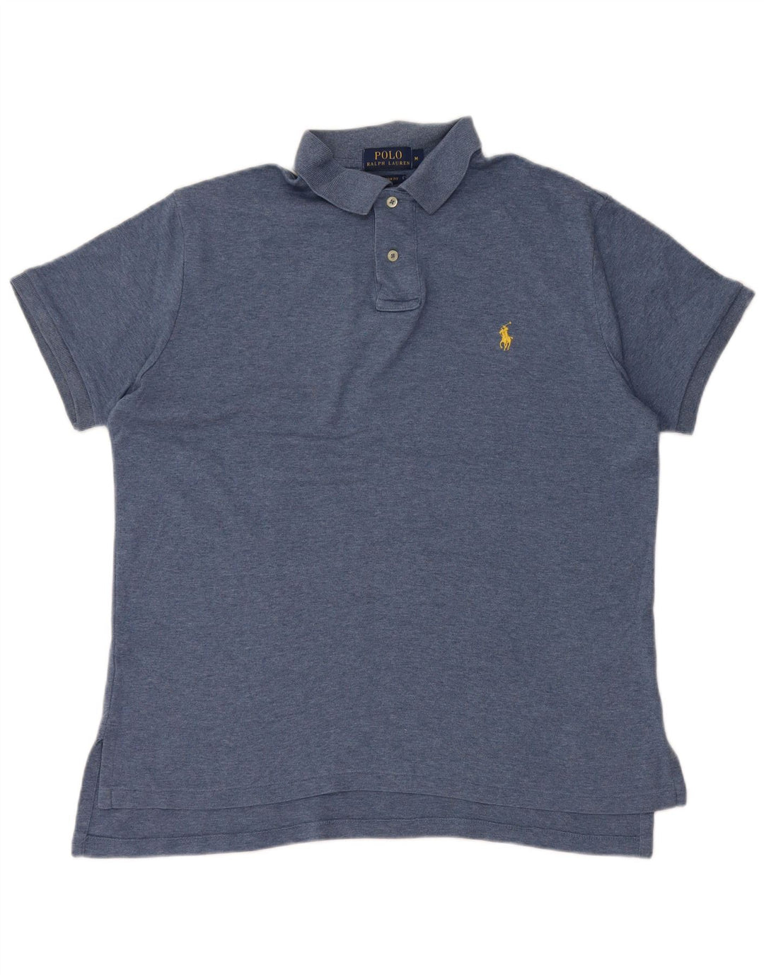 POLO RALPH LAUREN Polo de ajuste personalizado para hombre de algodón azul medio