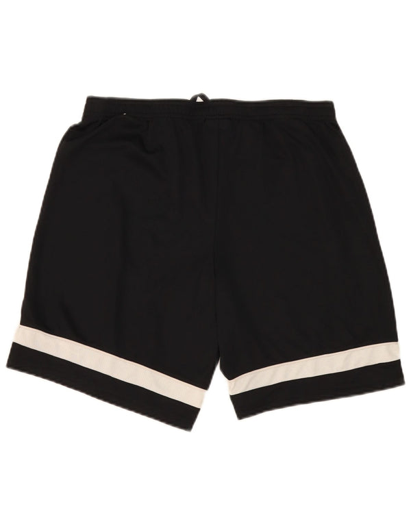 Nike Pantalones cortos deportivos Dri Fit para hombre Poliéster moteado negro mediano