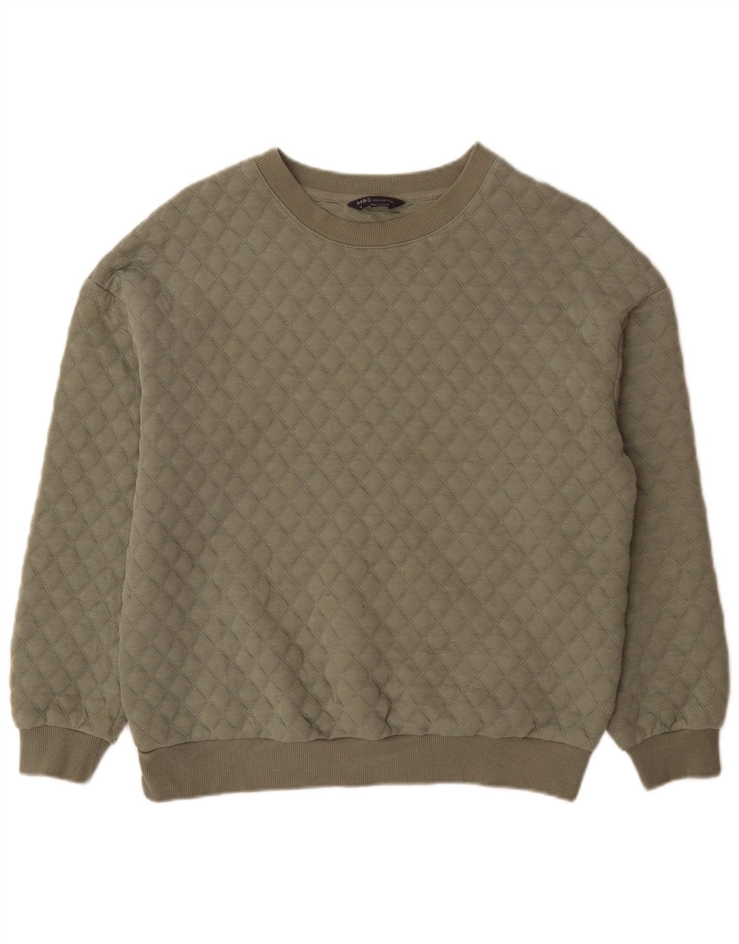 Marks & Spencer - Sudadera extragrande para mujer, talla 40, color caqui