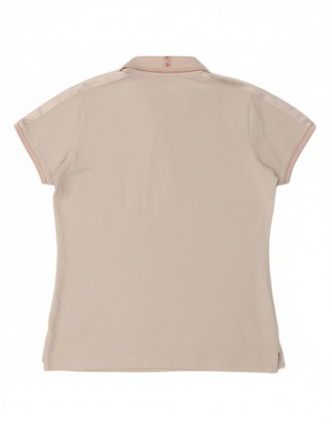 SUN68 Womens Polo Shirt UK 14 Large White Cotton