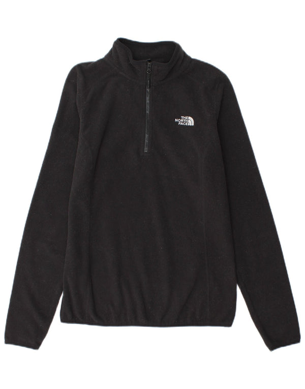 The North Face Jersey de forro polar con cuello y cremallera para mujer UK 10 Small Poliéster negro