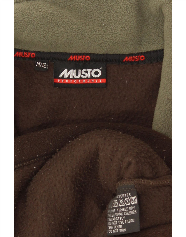 Musto Chaqueta polar para mujer UK 12 Poliéster marrón medio
