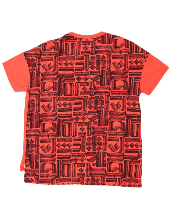 NIKE Camiseta gráfica para hombre Top XL Algodón rojo