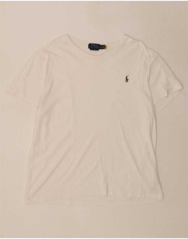 Polo Ralph Lauren Camiseta ajustada personalizada para hombre XL Algodón blanco