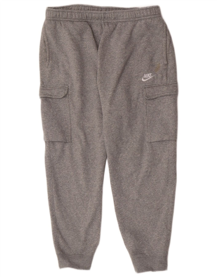Nike Hombre Cargo Chándal Pantalones Joggers Grande Gris Algodón