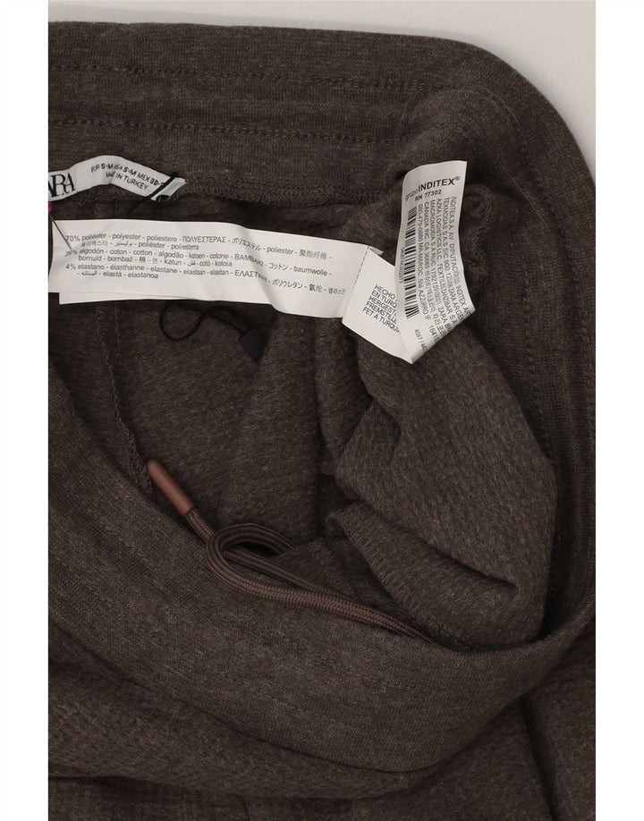 Zara Hombre Pantalón Chándal Small Gris Poliéster