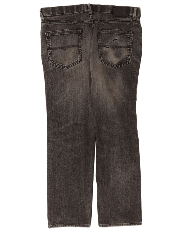 Marks & Spencer Vaqueros rectos de corte regular para hombre W34 L29 Algodón gris