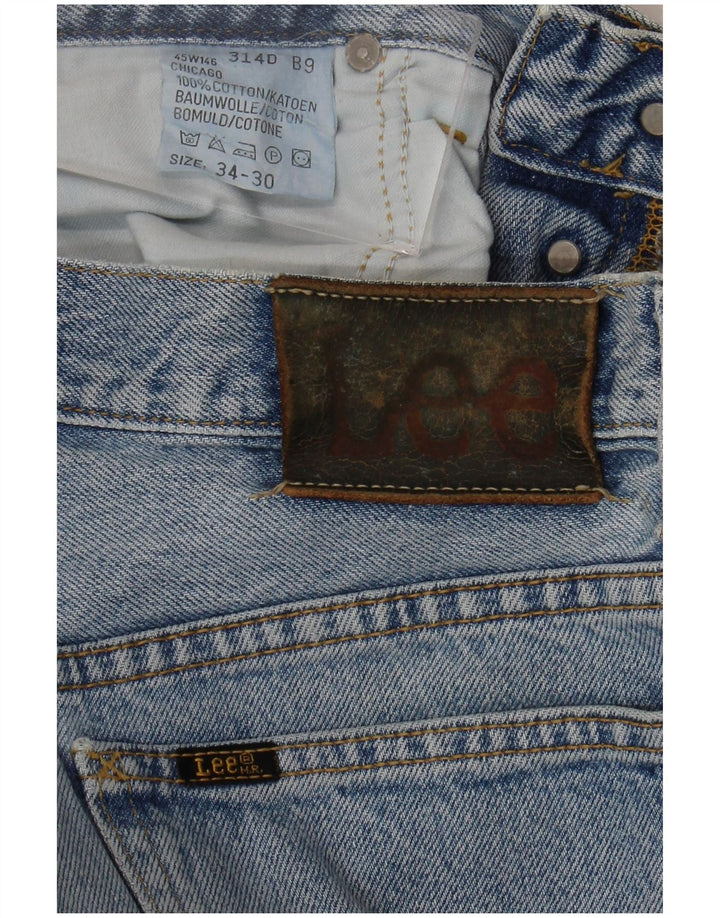 Vaqueros rectos Lee para hombre W34 L30 Algodón azul