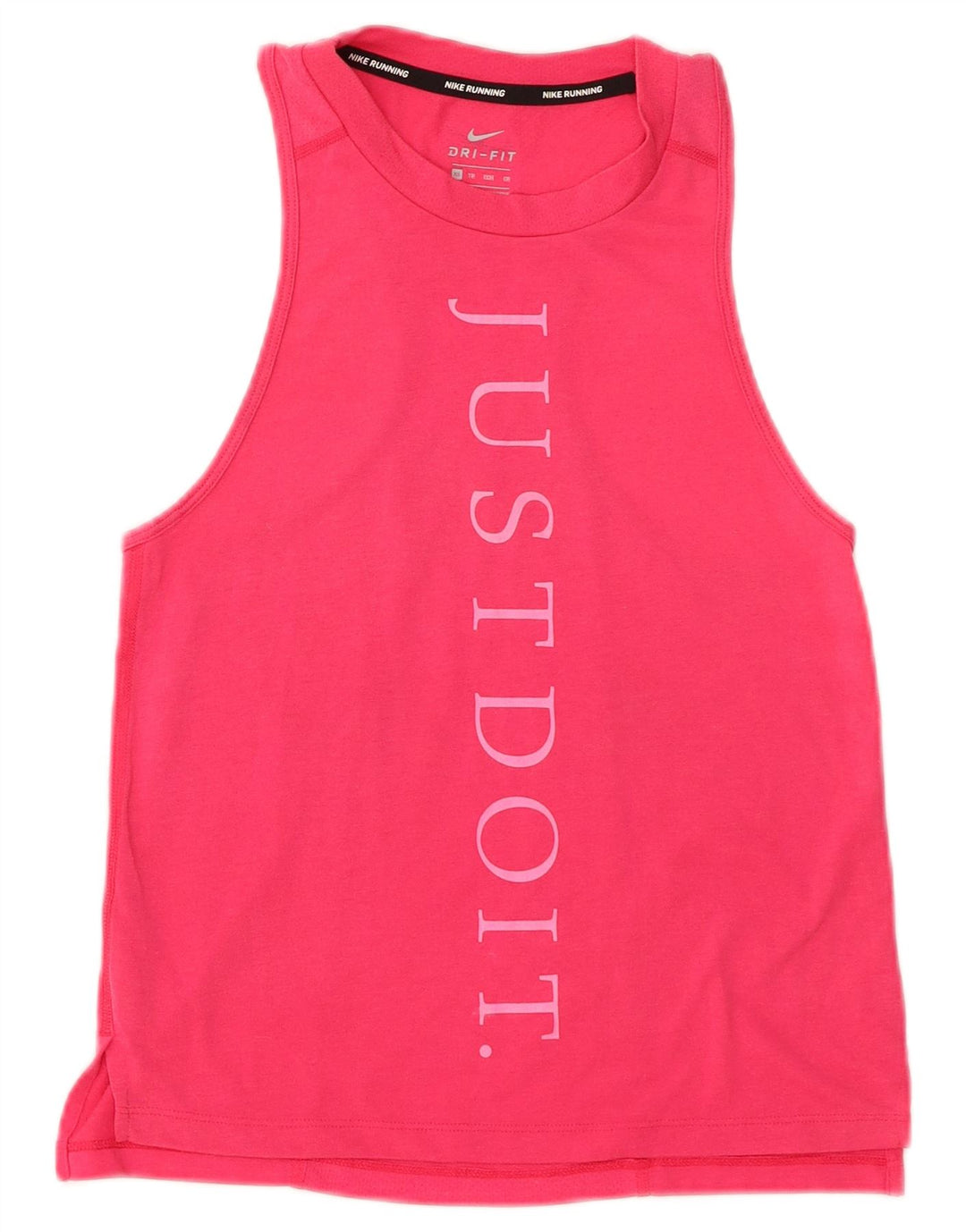 NIKE Camiseta sin mangas Dri Fit Graphic para mujer UK 6 XS Rosa