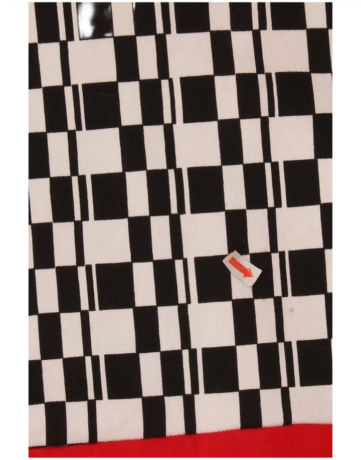 FILA Jersey con capucha gráfica para hombre XS Algodón multicolor con bloques de color