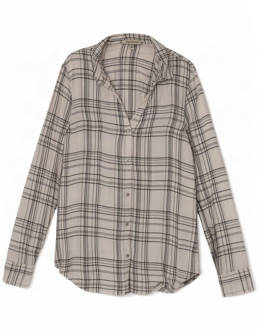 Calvin Klein Jeans Camisa para mujer Reino Unido 12 Medium White Check
