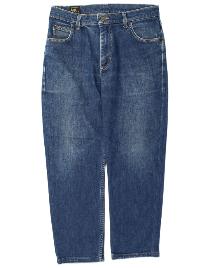 Vaqueros Cónicos Para Hombre Lee W34 L27 Azul
