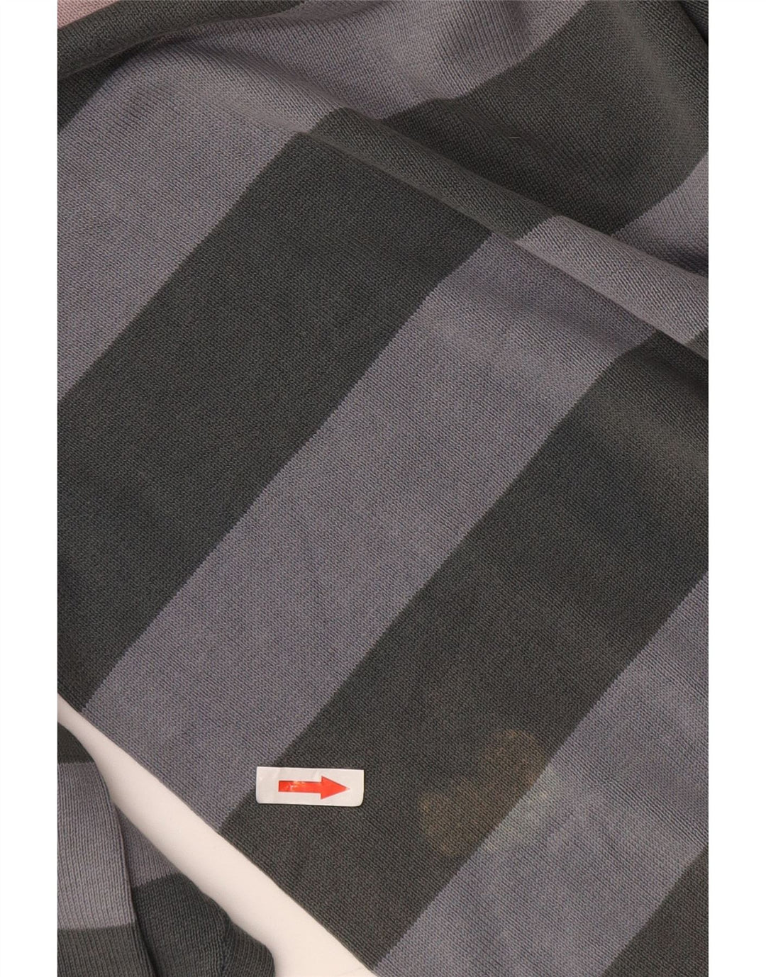 Marks & Spencer - Jersey de cuello redondo para hombre con autógrafo, talla 2XL, color gris a rayas