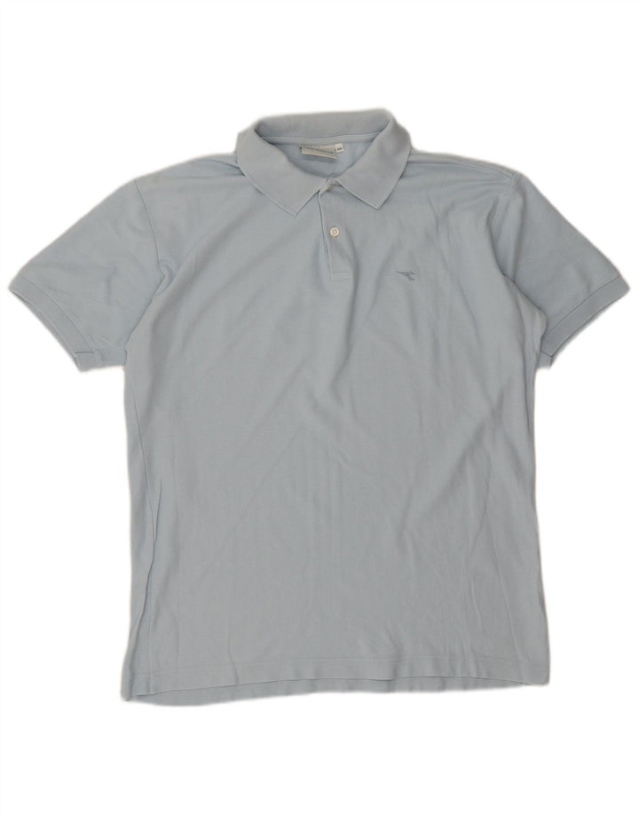 Diadora Polo Hombre IT 48 Azul Medio