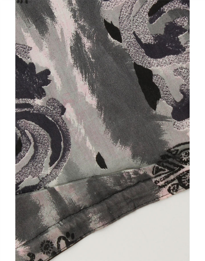 Vintage hombres cortavientos chaqueta Reino Unido 40 algodón negro grande