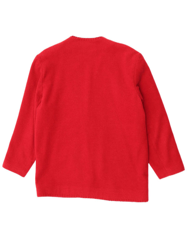 A.Wear Chaqueta tipo blazer de 3 botones para mujer UK 40 Lana roja mediana