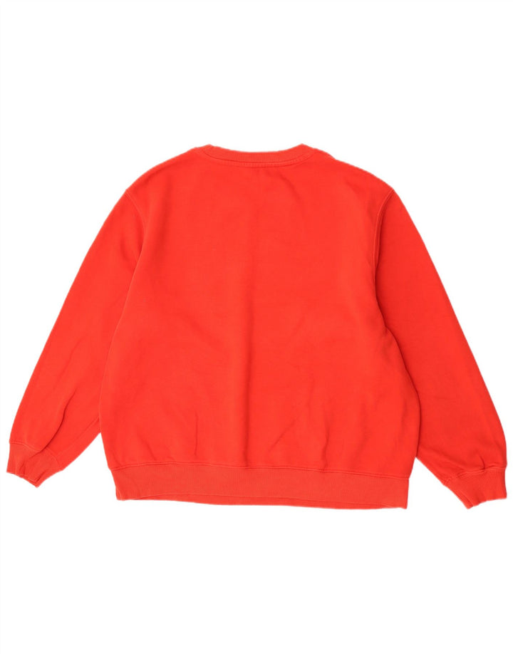 Marks & Spencer Sudadera extragrande con gráfico para mujer, talla 40, color rojo