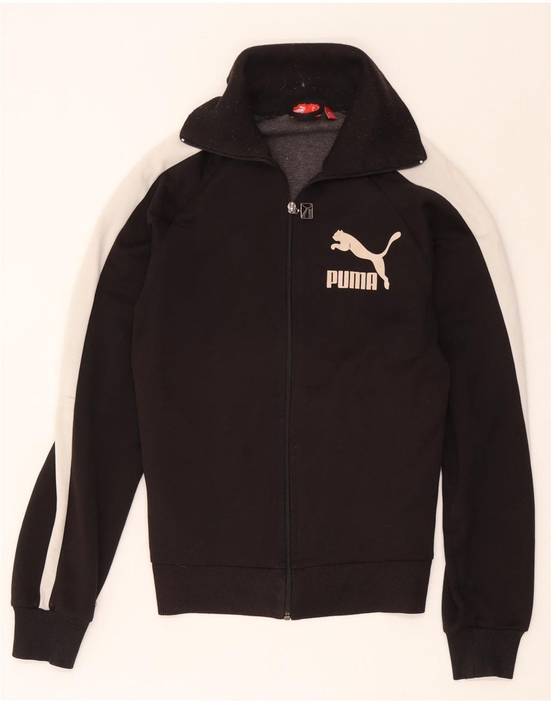 Puma Chaqueta De Chándal Con Gráfico Para Hombre Poliéster Color Block Negro Mediano
