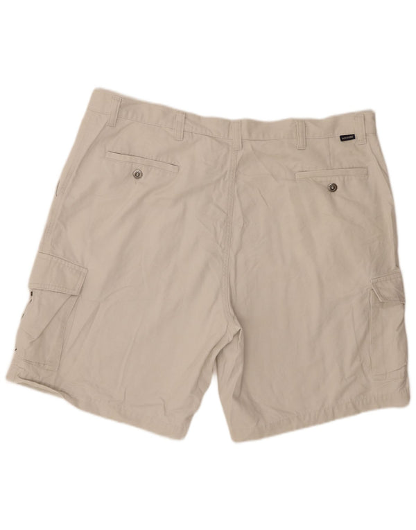 Dockers Mens Khakis Cargo Shorts W42 2XL Algodón Beige
