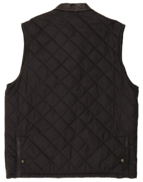 Cotton's Industries Chaleco acolchado para hombre UK 38 Medium Negro