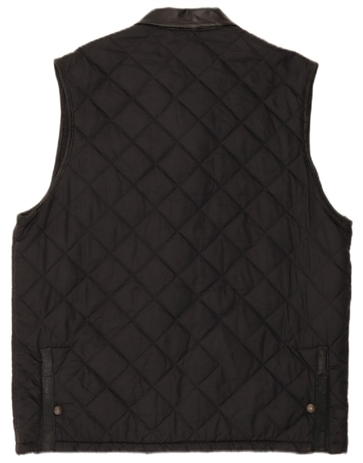 Cotton's Industries Chaleco acolchado para hombre UK 38 Medium Negro