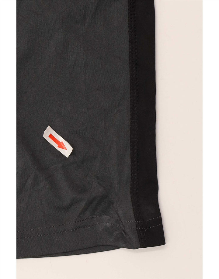 Pantalones cortos deportivos para hombre Russell Athletic Poliéster color block gris medio