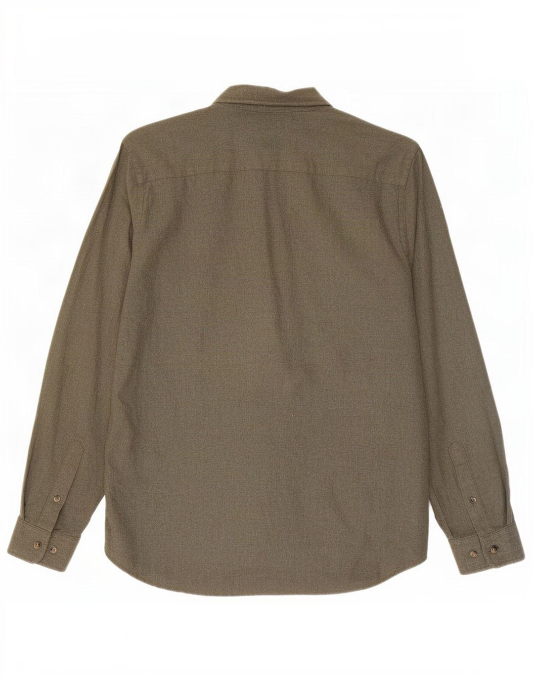 Jack & Jones Hombre Camisa De Franela Small Algodón Caqui