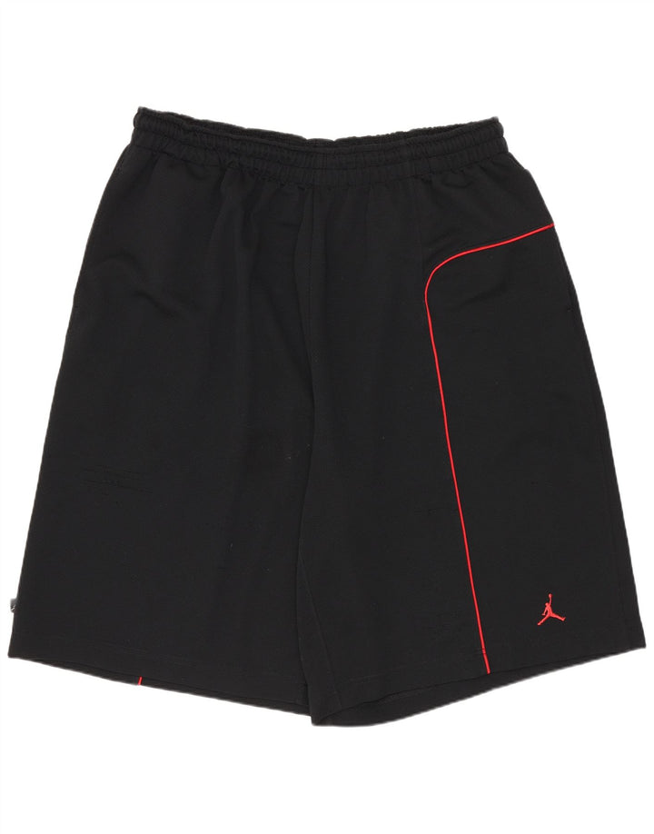 JORDAN Pantalones cortos deportivos para hombre XL Negro Poliéster