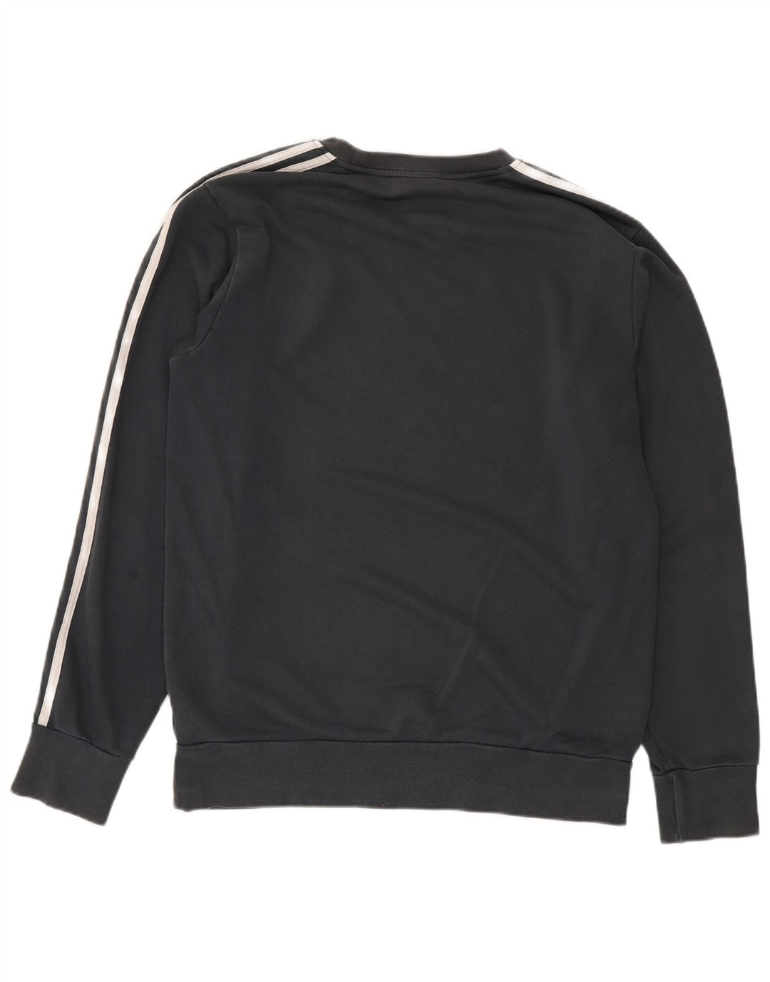 Adidas Hombre Real Madrid Sudadera Jumper Grande Gris Algodón