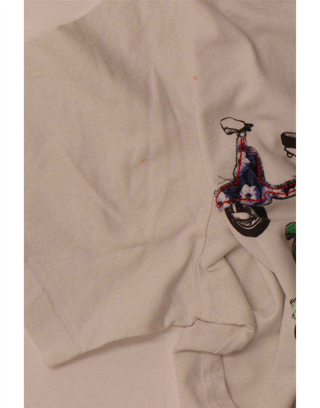 CARRERA Camiseta gráfica para hombre Top XL Algodón blanco