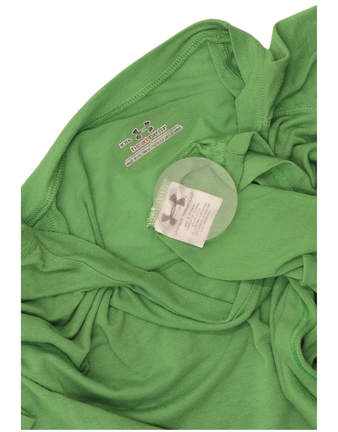 UNDER ARMOUR Camiseta Heat Gear para hombre Top 2XL Poliéster verde