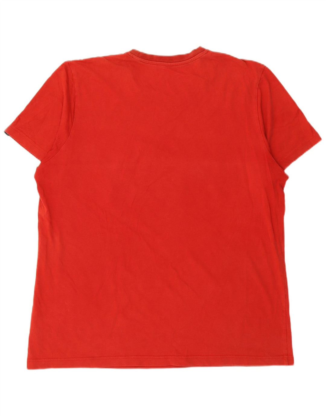 ADIDAS Camiseta gráfica para hombre Top XL Algodón rojo