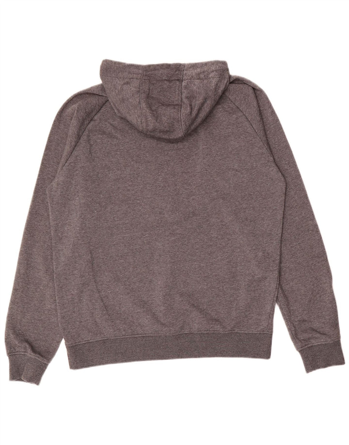 Kappa Hombre Sudadera Con Capucha Gráfica Jersey Grande Gris Poliéster